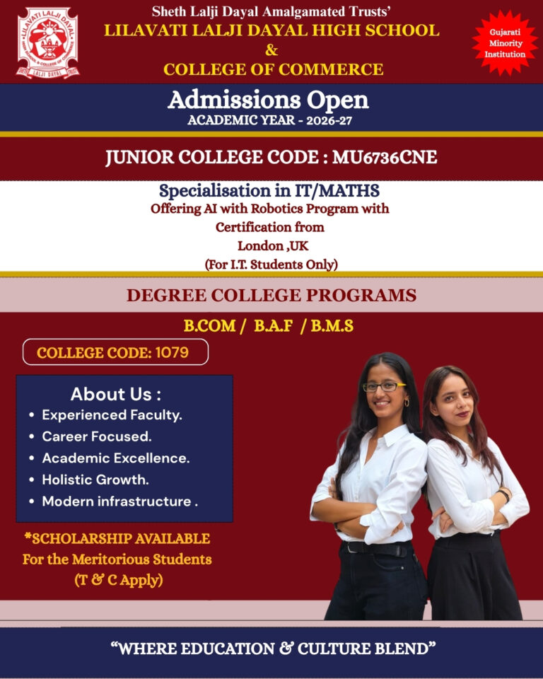 Admissions Open for the A Y  2026 27